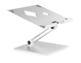 Durable Laptop Stand RISE Aluminium Ergonomic & Adjustable Non-Slip Stand for Laptops & Tablets up to 17 inch - 505023 DD